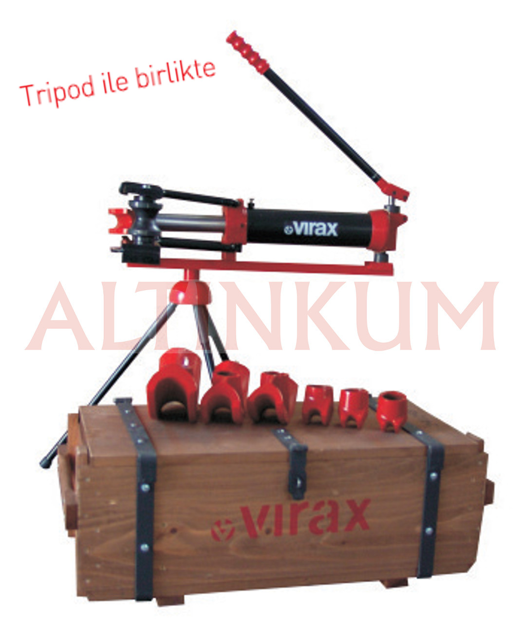 Virax Manuel Hidrolik Boru Bükme 3/8"-2" 2402 43